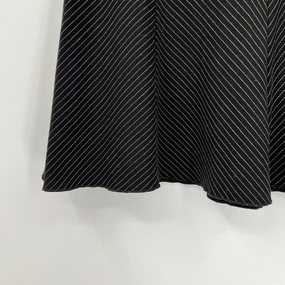 Vintage Y2k Exact Change Pinstripe Grunge Skater Skirt Size 9 - Picture 4 of 6